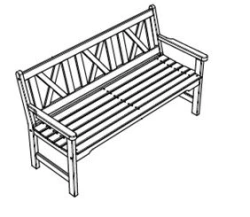 Bench, article no. 20800