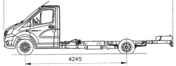 Chassis Gazelle NEXT, Modification A21R62, Diesel engine G31 , N1