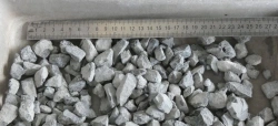 Crushed stone for road construction of wide fraction from 8 to 16 mm from metamorphic rock - amphibolites of Novokievskoye mez