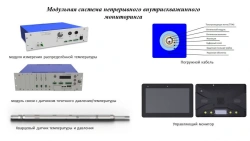 Modular system of continuous downhole monitoring