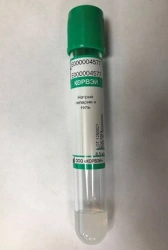 Vacuum tubes for venous blood sampling CORVAY with sodium heparin and gel, glass Size: 13*100 mm; vacuum volume: 3 ml