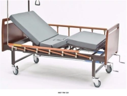Functional medical bed with toilet unit MET, version MET TM-110