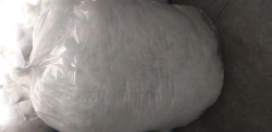 Nonwoven fabrics of chemical yarns:synthetic fibre filling "fibre balls".