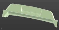 6292-401-6001024-10 Top trim plate