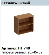 "Patriot" Low shelving unit NEW article PT 740