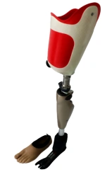 Modular hip prosthesis with external energy source PN6-M-VEE