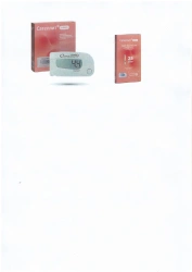 Express blood glucose concentration meter portable PKG-02,4 "Satellite Plus" complete with electrochemical single strip.