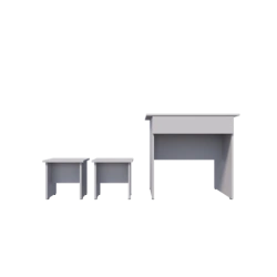 Chess table with stools S.P.17