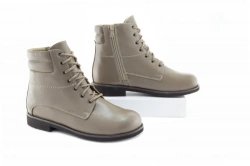 Orthopaedic footwear for bilateral lower limb amputation prostheses: half boots