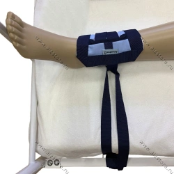 Fixator-tie made of cotton fabric for the leg