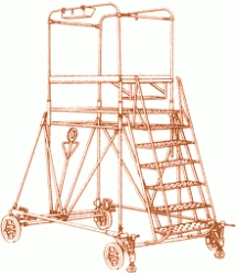 Collapsible stepladder A3901-0000
