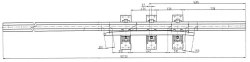 Cross rail with counter rail of P65 type of grade 2/6 (project 2521.04.000/01)