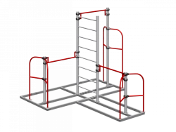 Sports equipment - Trestle bar on frame (without flooring) Romana 204.26.00
