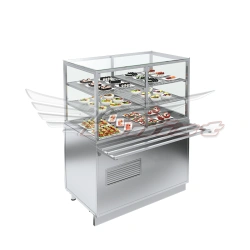 Counter-display for cold snacks PVC