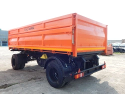 Double-axle tipping trailer type 8551-02 of modification 8551M2