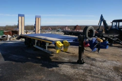 Car trailer 8369AA, with air suspension or spring-balanced suspension, with 235/75R17.5 or 215/75R17 tyres.