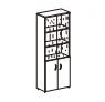 Wooden archive cabinets of series "Style V KR"