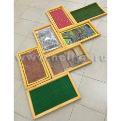 Nellia tactile track made of 7 composite modules