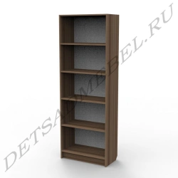 Wooden office shelving unit
