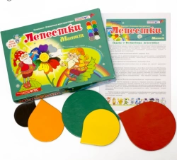 Multicoloured petals Magnet