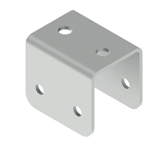Universal fastening TSC2, with overall dimensions 48x60x70 mm, with metal thickness from 2,0 mm to 3,0 mm, hot-dip galvanised st