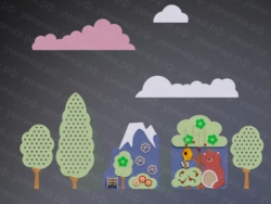 Decorative and developmental panel "Forest" PMG-00L
