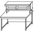 Laboratory table for chemical studies ??-1