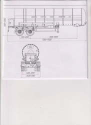 Semi-trailer-tanker PPTSTU1-2, type P2, modification 92299-0000010-04 ( with pump). Axial unit AGOS-2-GT7-00.00.000-01