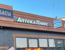 Non-illuminated sign ( elements on frame)