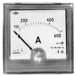 Panelboard microammeter, milliammeter, ammeter and voltmeter: version E42700.8