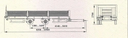 CTTM CARGOLINE trailer (flatbed trailer without awning and frame): modification 8723N2 (8723N2-50.00.00.00.000)