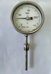 Bimetallic indicating thermometer TBPk - 22