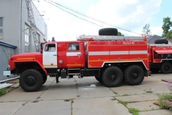 43444C-10 fire tanker AC 4,0...9,0-40,-40/4,-50,-50/4,-60,-70 (4320), type 4344-05, modifications 4344V3 on chassis Ural 43