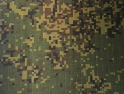 Camouflaged cotton-polyester fabric of camouflage colour art. 1215