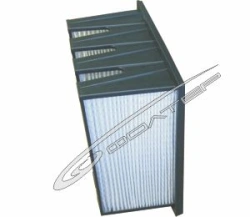 Compact compact reverse cell filter