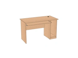 Computer desk with a niche 1204*604*740 mm ASK-12