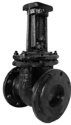 Parallel cast iron gate valve with electric actuator 30ch906br