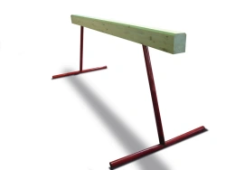 Gymnastic training beam