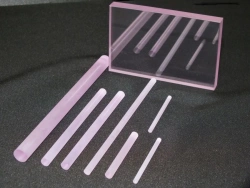 Neodymium-activated alumina-ittrium garnet laser active elements