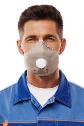 Personal respiratory protection equipment with filtering half-mask: respirator ALINA-311 FFP3 NR D for protection against aeroso