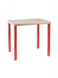 Children's square table 520 / red