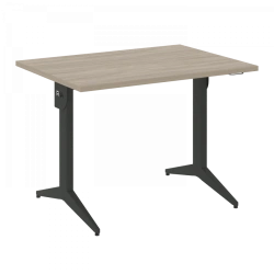 Metal-framed tables of X-Pull series.