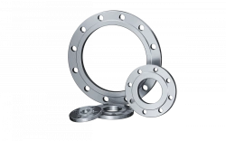 Flat welded steel flange