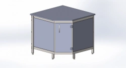 Corner laboratory table SU series