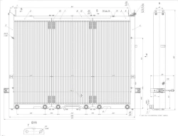Block of oil radiators 744R1B-1013.000-1