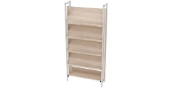 Library demonstration shelving unit 900x280x1910mm (WxHxH)