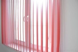 Vertical plastic Vertical-plastic blinds