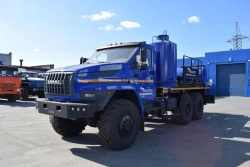 Unit for dewaxing (ADPM), UZST brand, type UZST01, modification 6891-24 on Ural 4320-16 chassis.
