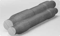 Axles of wheel pairs of railway rolling stock