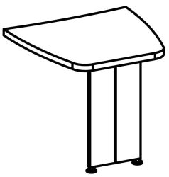 Briefing desk console middle 9512 "Brooklyn" series